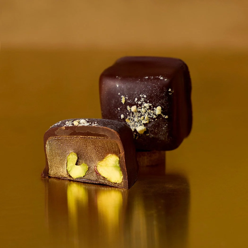 Coconut Sugar Pistachio Caramels - Ticket Chocolate - Image 2