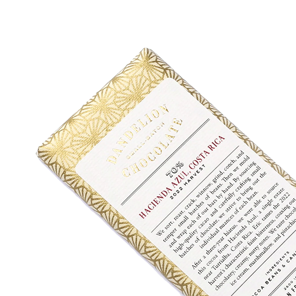 Hacienda Azul, Costa Rica 70% 2022 Harvest Single-Origin Chocolate Bar - Image 3