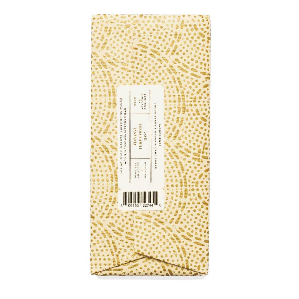 Kokoa Kamili, Tanzania 70% 2025 Harvest Single-Origin Chocolate Bar - Image 5