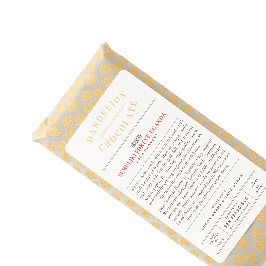 Semuliki Forest, Uganda 85% Single-Origin Chocolate Bar - Image 3