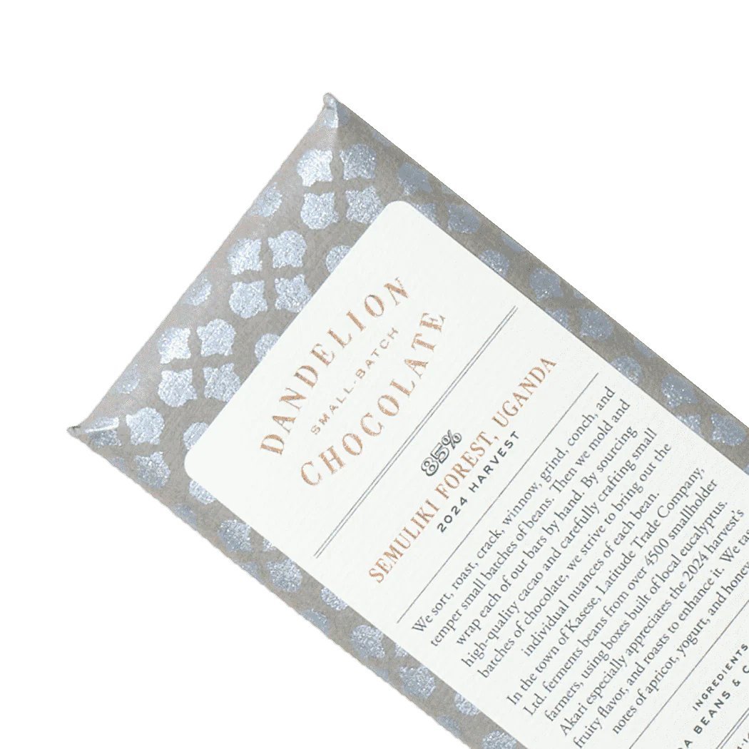DCJ - Semuliki Forest, Uganda 85% Single-Origin Chocolate Bar - Image 3