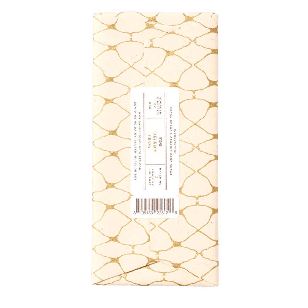 Takyikrom, Ghana 70% Single-Origin Chocolate Bar - Image 3