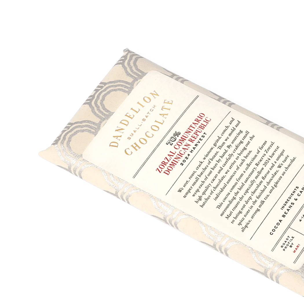 DCJ -Zorzal Comunitario, D.R., 2024 70% Single-Origin Chocolate Bar - Image 3