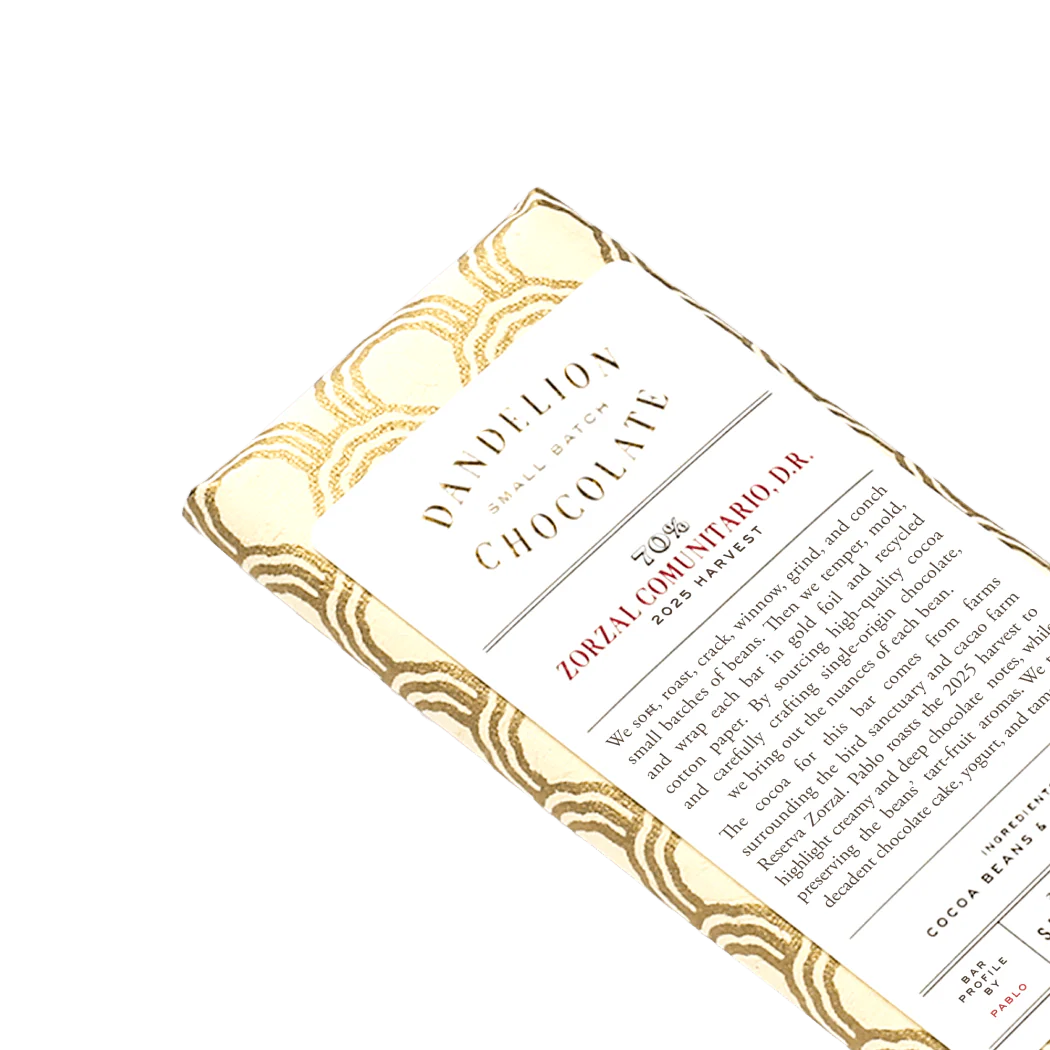 Zorzal Comunitario, Dominican Republic 70% Single-Origin Chocolate Bar - Image 3